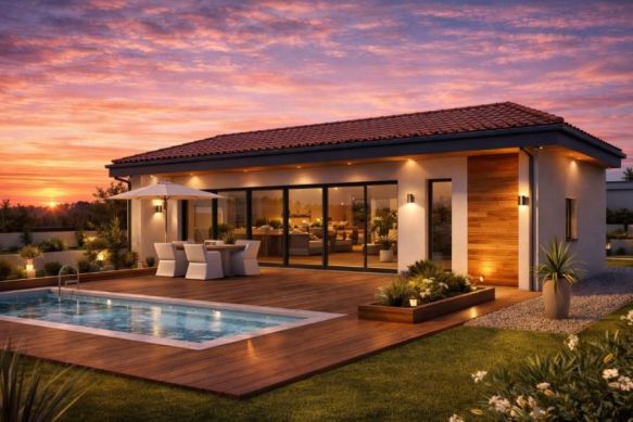 Premier achat à Montagnac : maison neuve de plain-pied 68 m² avec terrain viabilisé