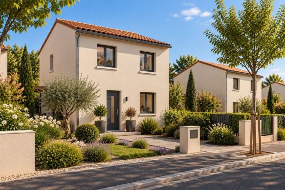 Maison neuve 3 pièces à saint chaptes au calme