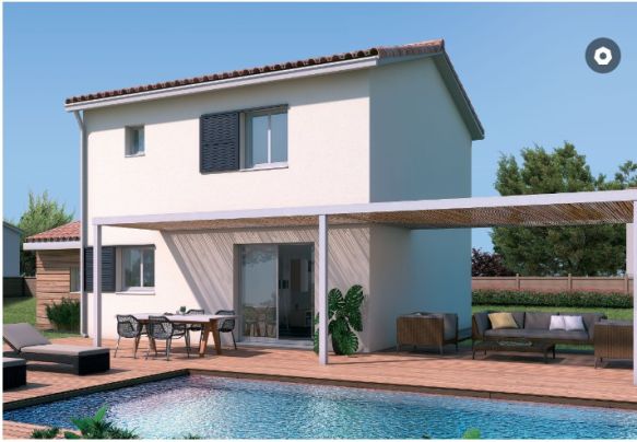 MAISON ETAGE 3 CHAMBRES AVEC GARAGE DANS VILLAGE AVEC TOUTES COMMODITES