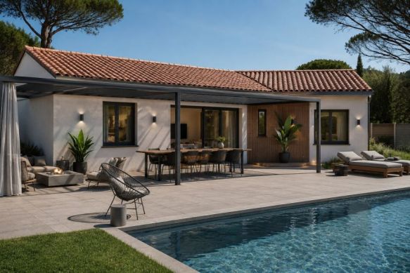 Maison plain pied 4 pièces à Boissières