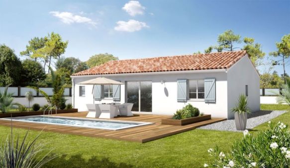 VILLA T3 PLAIN PIED + TERRAIN 650M²