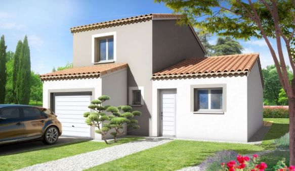 Maison contemporaine 90 m² avec garage à Saint-André-de-Sangonis 34725 proche écoles et commodités