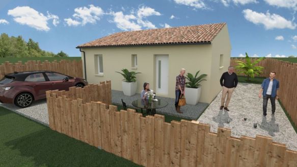 Sur la commune de Paulhan idéal jeune couple ou couple de retraité construction de maison neuve  plus terrain à moins de 200 euros