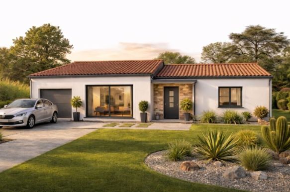Maison neuve plain pied et garage