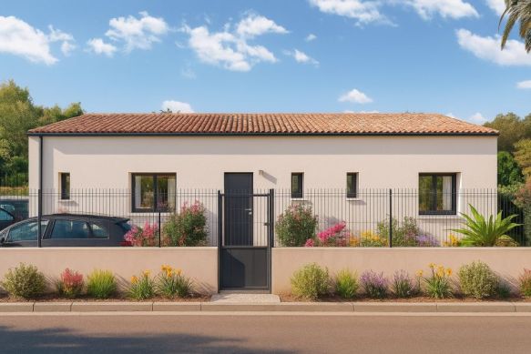 Villa neuve + terrain à Bédarieux (34600)