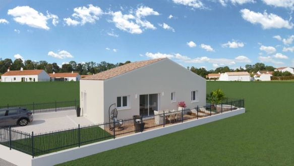 Maison de plain pied 2 chambres à Cournonterral