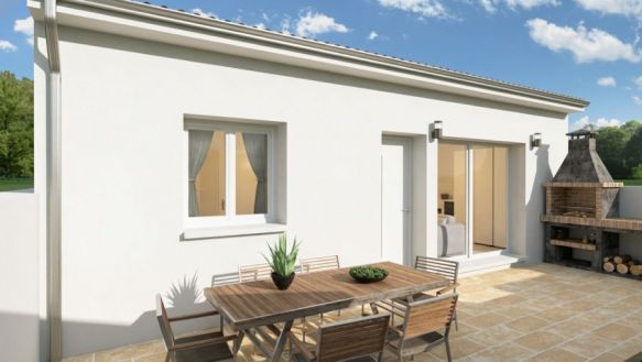 Villa neuve de plain pied + terrain à Montagnac (34530)