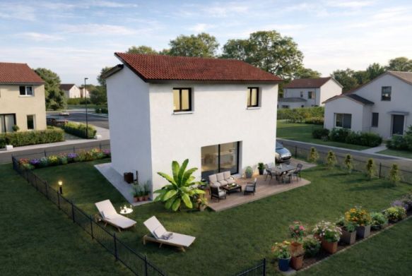 Maison neuve T4 à Saint Brès, exposition sud , lumineuse