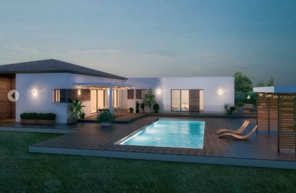 Maison neuve contemporaine 5 pièces