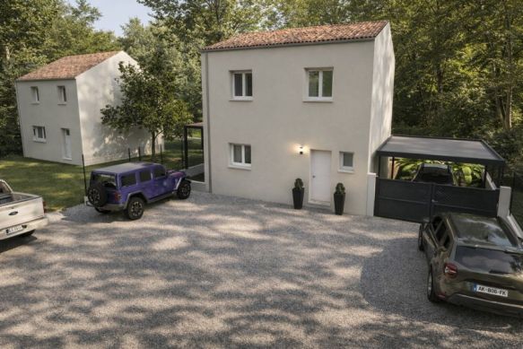 Maison 3 pièces à Saussines au calme sans vis à vis