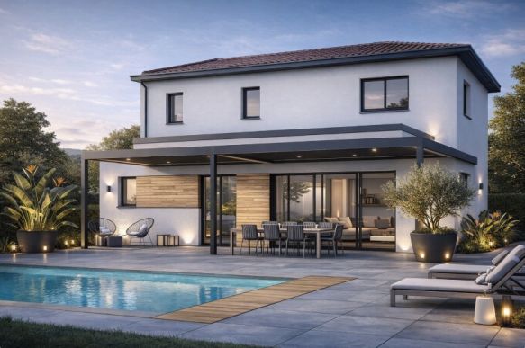 Maison neuve modulable à Saint-Jean-de-Védas – 2 logements en 1, terrain 400 m² fort potentiel locatif près de Montpellier