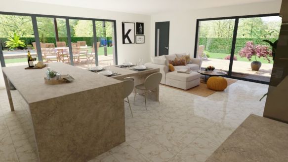 Pavillon 86 M²+ garage 3 chambres à Cadenet