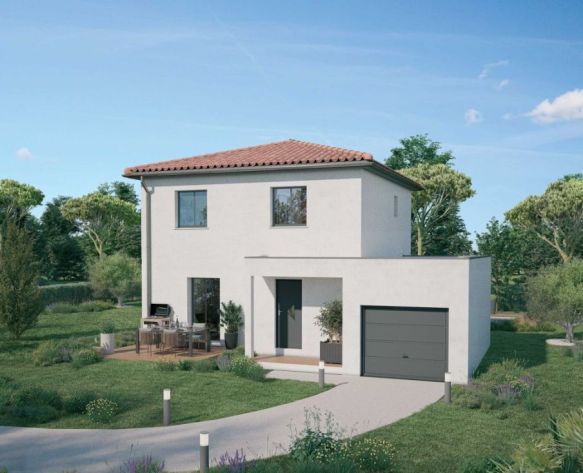 Maison neuve  à Fabrègues (34690)  100 m² 4 chambres, garage, terrain viabilisé de 300 m² proche commodités