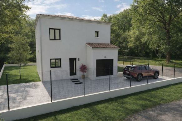 Maison neuve T4 avec garage au calme sans vis à vis