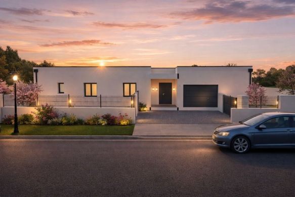 Villa neuve + terrain à Agde (34300)