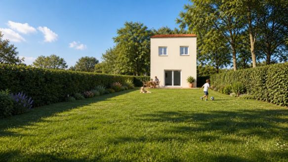 Maison à étage 69 m² avec 2 chambres sur terrain viabilisé de 630 m² à Charleval, idéale primo-accédants et investissement locatif