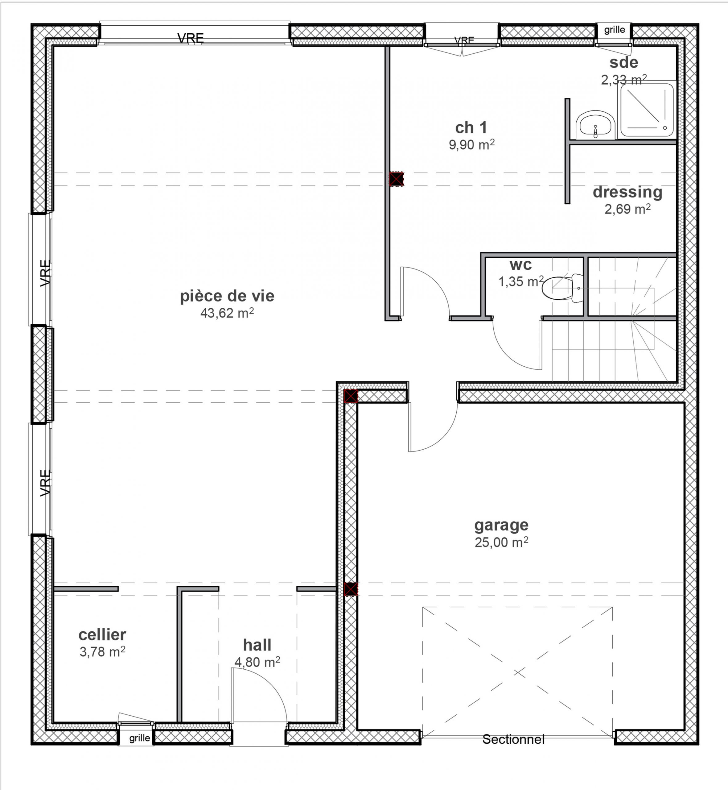 Maison En L Plan : Plan De Maison Gratuit Faire Construire Sa Maison ...