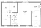 Plan de maison 3 chambres plain-pied- 03 Maisons Bati-France