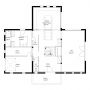 Plan intérieur modèle de maison Prestige - MBF - RDC