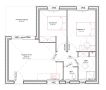 Cocoon 4 - Plan - maison 50 m² - 2 chambres - Maisons Bati-France