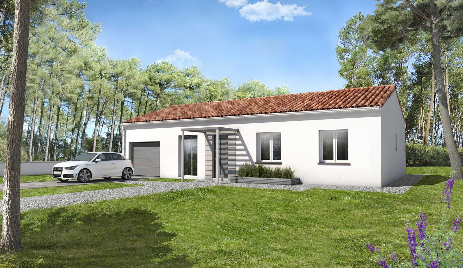 Modèle de maison Galet - 85 m² de plain-pied - Maisons Bati-France
