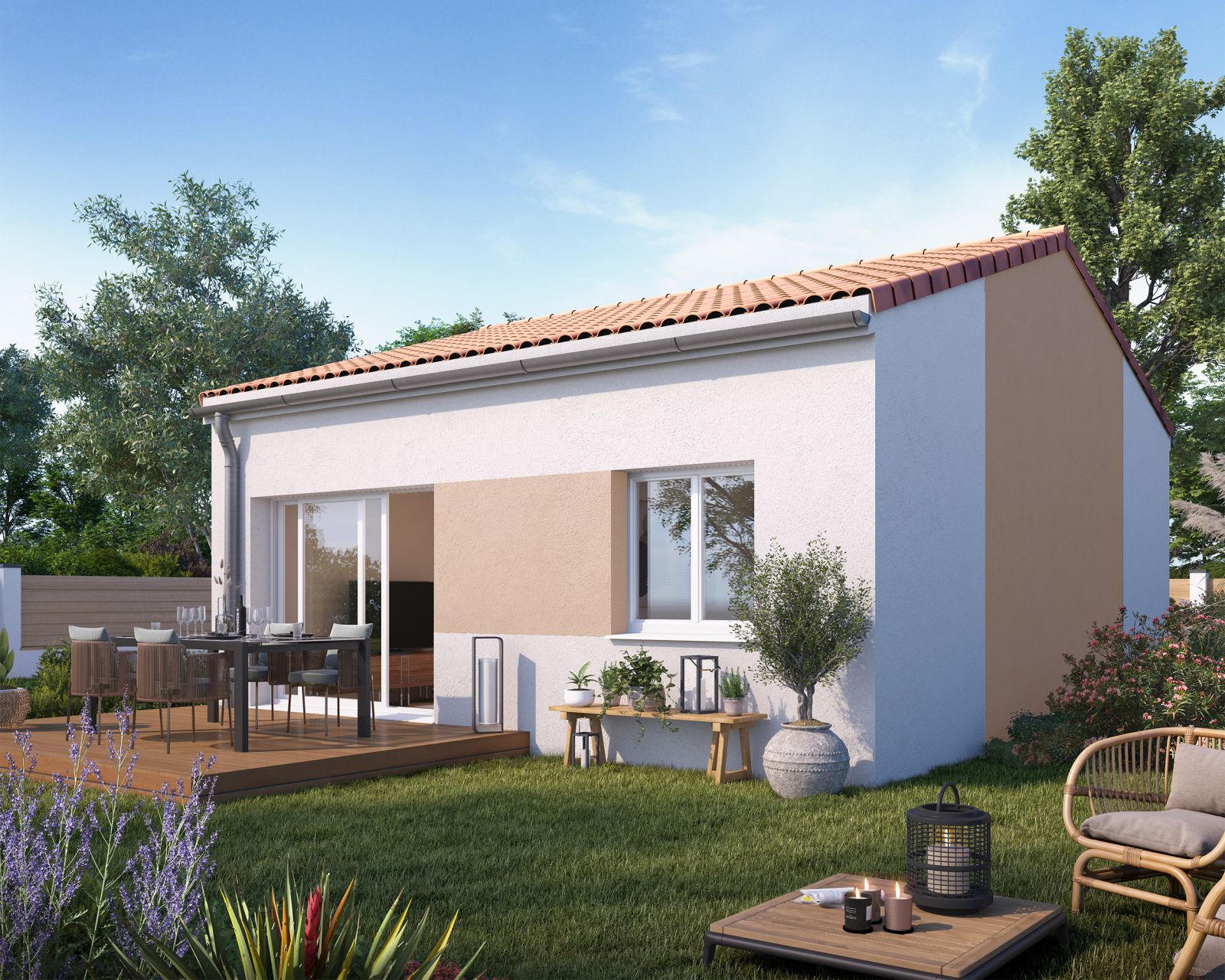 Modele de maison Cocoon 2 - Studio de jardin 1 chambre - Mezzanine - Maisons Bati-France