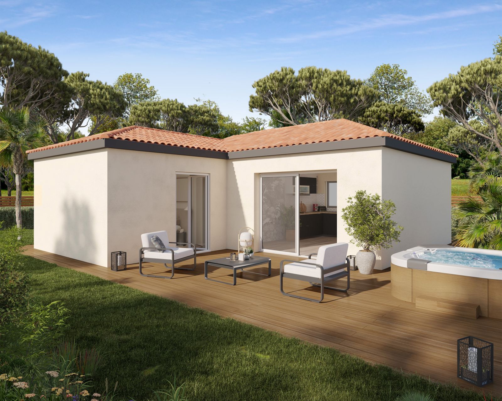 Cocoon 5 - Petite maison de jardin - 50 m² - 2 chambres - Maisons Bati-France