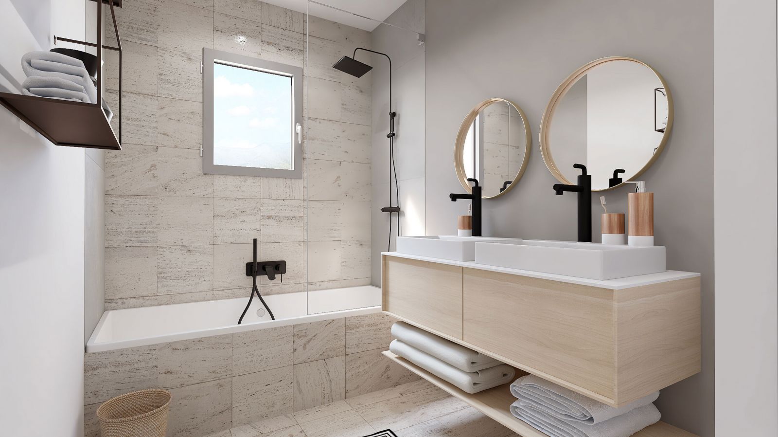 Wonder - Décoration salle de bain Maisons Bati-France