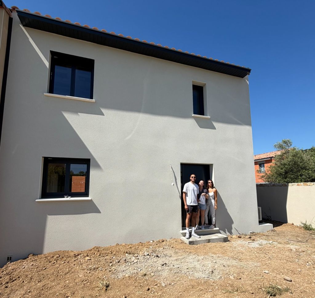 Réalisation d'une maison etages à saint mathieu de treviers 34270