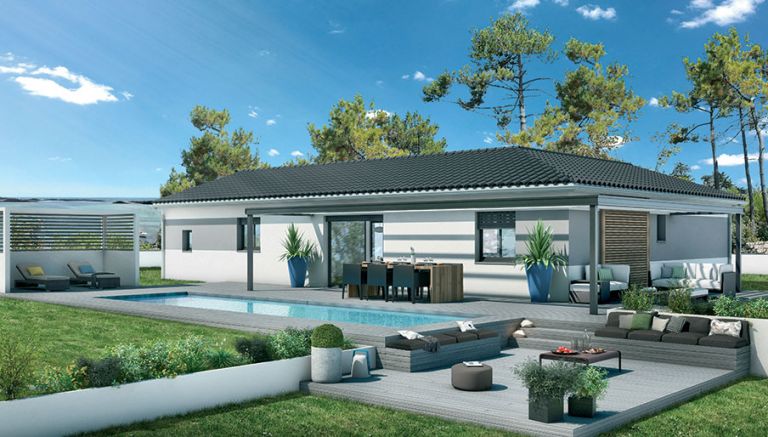 Villa neuve à Béziers 34500 avec jardin